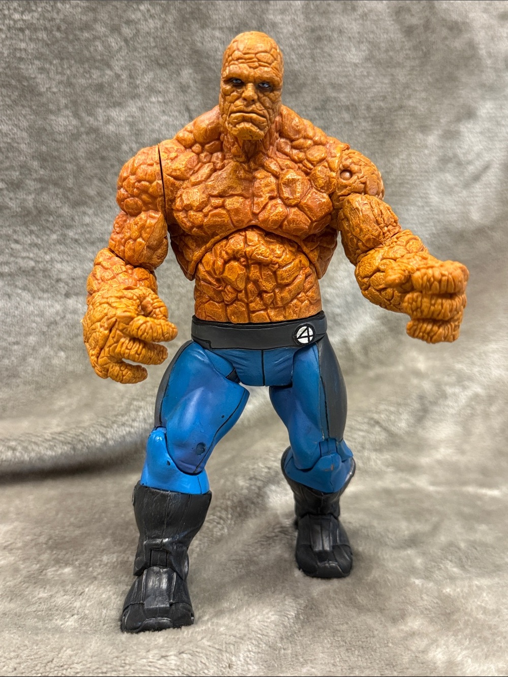Vintage 2005 Marvel  Fantastic Four The Thing Action Figure Stomp And Clobber G